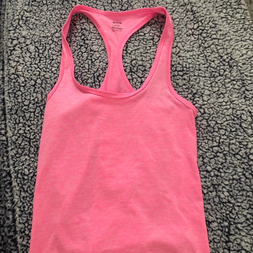 Pink Soffee workout tank